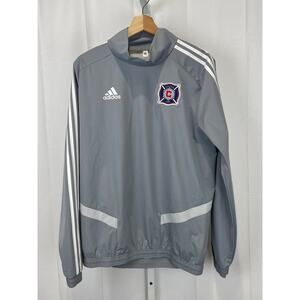 ADIDAS Chicago Fire Tiro19 Climastorm Training Top DW4806 Soccer Football Gray S